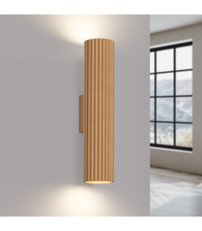 Karbon Minimalist Up Down Wall Lamp 30cm Gold-3
