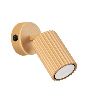 Karbon Minimalist Single Wall Spotlight Gold with Switch-1