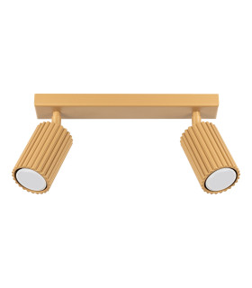 Karbon Minimalist Twin Ceiling Lamp 2 Gold-1