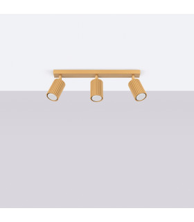 Karbon Minimalist Spotlight Bar 3 Light Gold-2