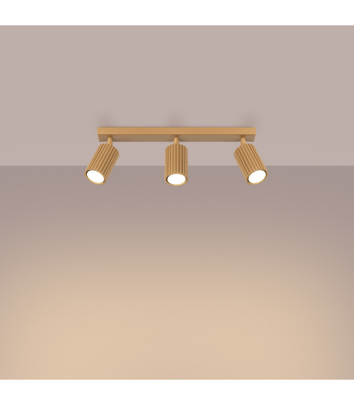 Karbon Minimalist Spotlight Bar 3 Light Gold-3