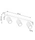 Karbon Minimalist Spotlight Bar 3 Light Gold-9