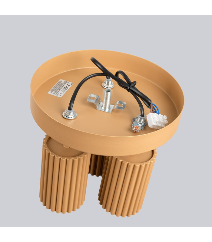 Karbon Minimalist Ceiling Spotlight Cluster 3 Light Gold-4