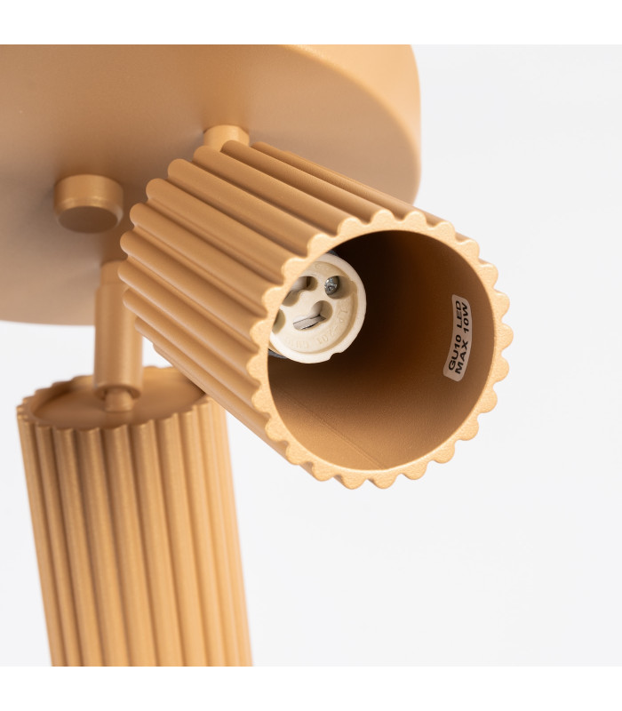 Karbon Minimalist Ceiling Spotlight Cluster 3 Light Gold-8