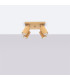 Karbon Minimalist Ceiling Spotlight Cluster 4 Light Gold-2