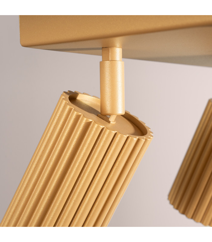 Karbon Minimalist Ceiling Spotlight Cluster 4 Light Gold-6