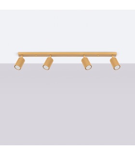 Karbon Minimalist Spotlight Bar 4 Light Gold-2