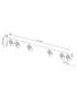 Karbon Minimalist Spotlight Bar 6 Light Gold-9