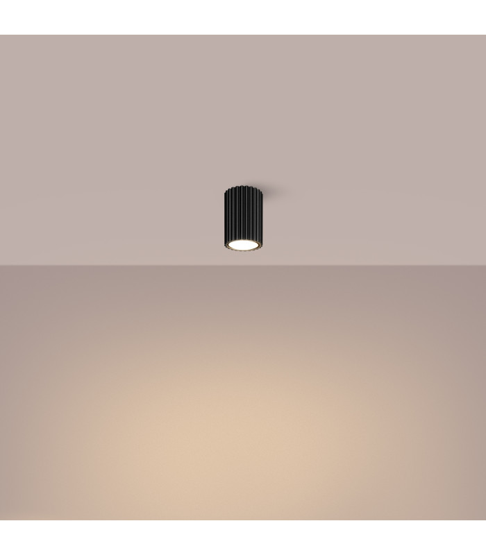 Karbon Minimalist Surface Mounted Ceiling Lamp 10 Black-3