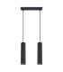 Karbon Minimalist Bar Pendant 2 Light Black-1