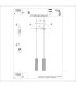 Karbon Minimalist Bar Pendant 2 Light Black-9