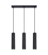 Karbon Minimalist Bar Pendant 3 Light Black-1