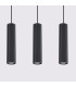 Karbon Minimalist Bar Pendant 3 Light Black-4