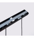 Karbon Minimalist Bar Pendant 3 Light Black-6