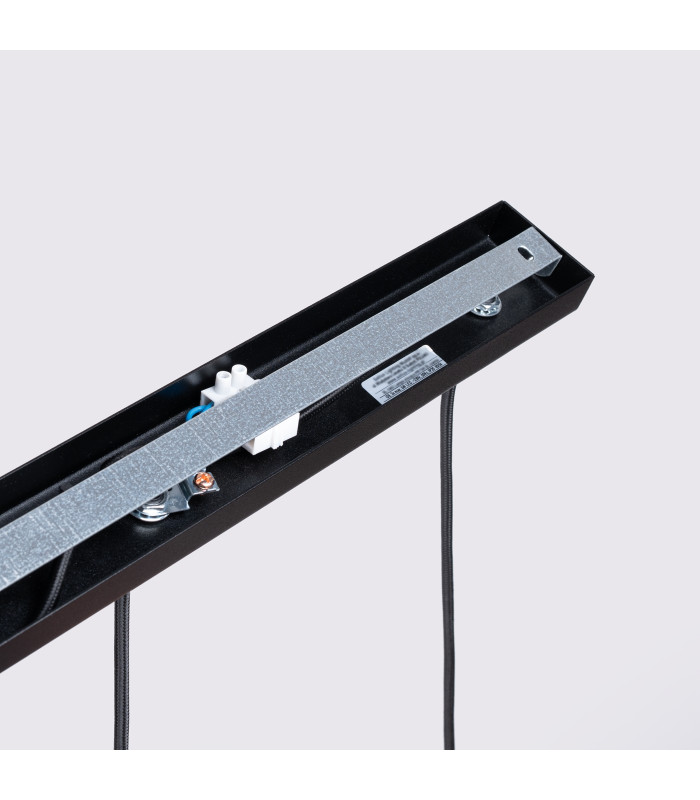 Karbon Minimalist Bar Pendant 3 Light Black-6