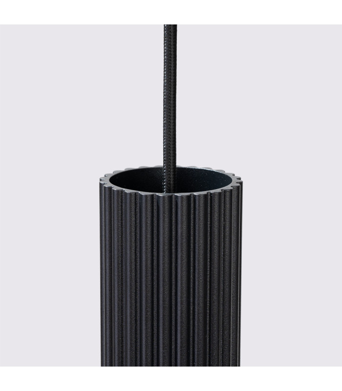Karbon Minimalist Bar Pendant 3 Light Black-7