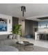 Karbon Minimalist Bar Pendant 3 Light Black-13