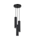 Karbon Minimalist Cluster Drop Pendant Lamp 3 Light Black-1