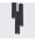 Karbon Minimalist Cluster Drop Pendant Lamp 3 Light Black-4