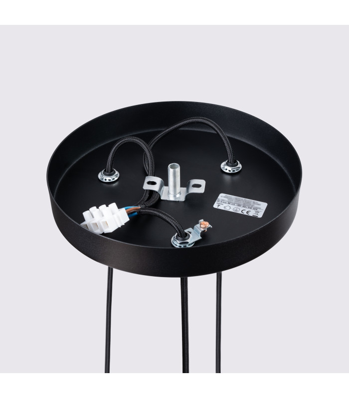 Karbon Minimalist Cluster Drop Pendant Lamp 3 Light Black-6