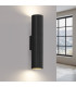 Karbon Minimalist Up Down Wall Lamp 30cm Black-3