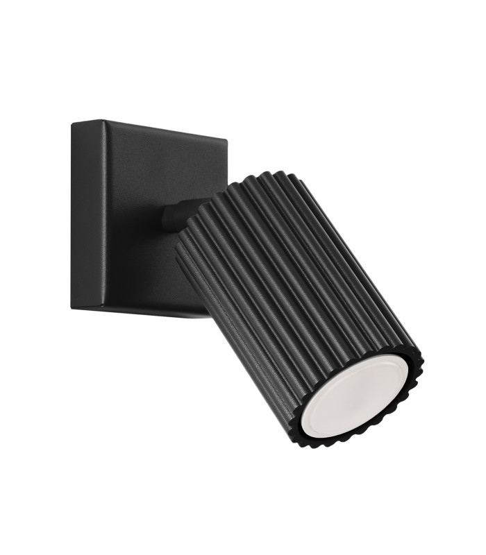 Karbon Minimalist Single Wall Spotlight Black-1