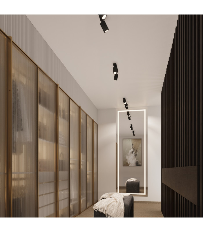Karbon Minimalist Single Wall Spotlight Black-11