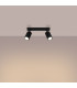 Karbon Minimalist Twin Ceiling Lamp 2 Black-3