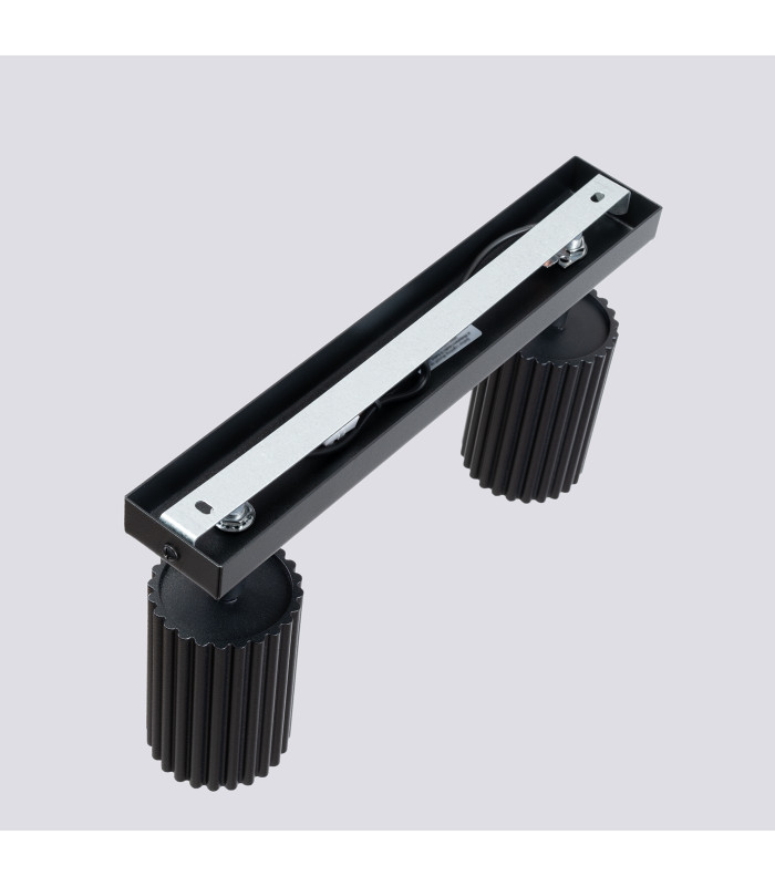 Karbon Minimalist Twin Ceiling Lamp 2 Black-4