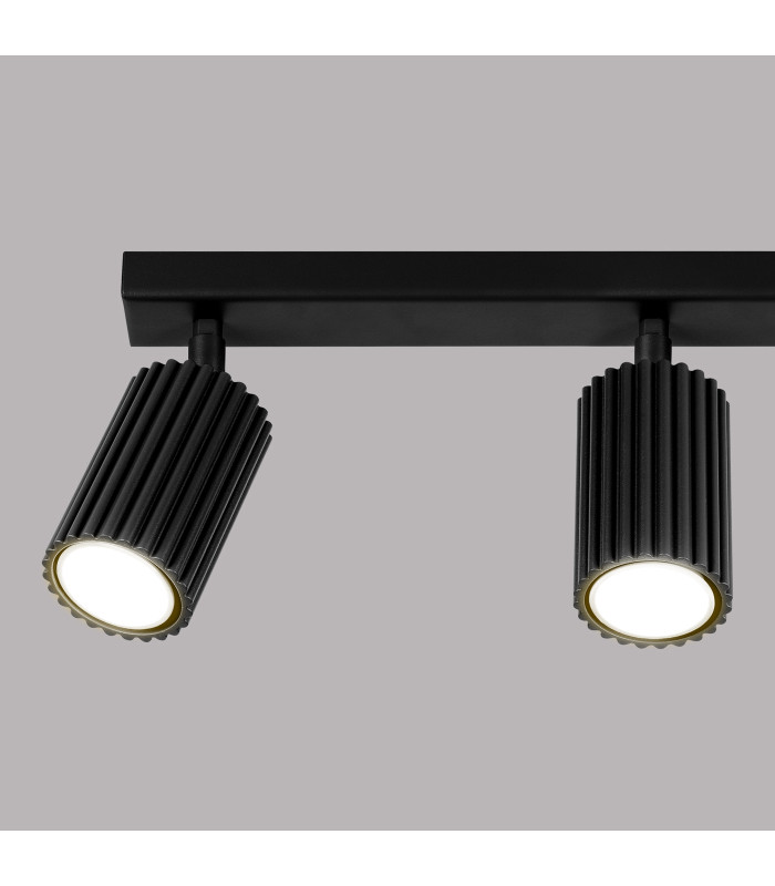 Karbon Minimalist Spotlight Bar 3 Light Black-6
