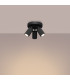 Karbon Minimalist Ceiling Spotlight Cluster 3 Light Black-3