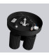 Karbon Minimalist Ceiling Spotlight Cluster 3 Light Black-4