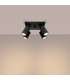 Karbon Minimalist Ceiling Spotlight Cluster 4 Light Black-3