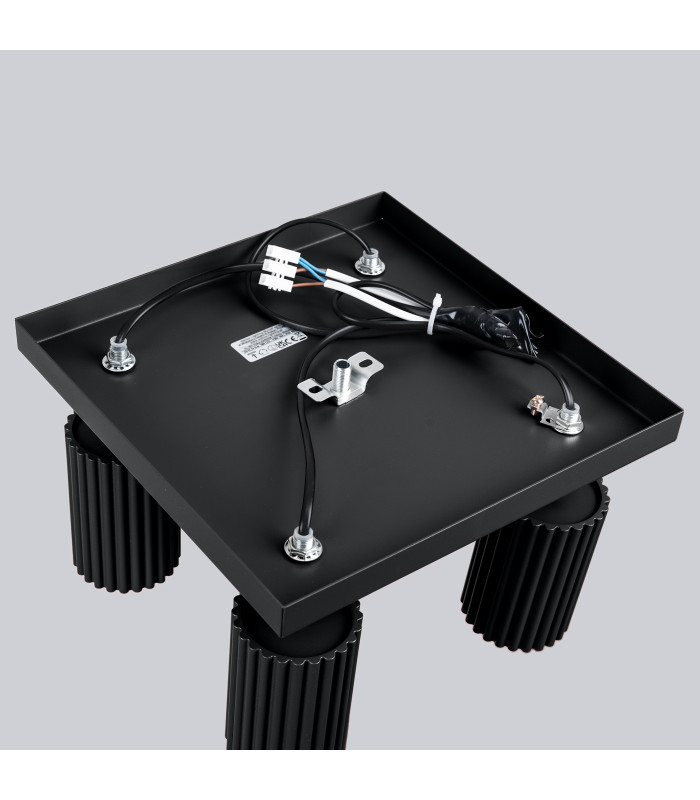 Karbon Minimalist Ceiling Spotlight Cluster 4 Light Black-6