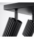 Karbon Minimalist Ceiling Spotlight Cluster 4 Light Black-8