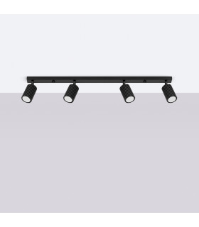 Karbon Minimalist Spotlight Bar 4 Light Black-2