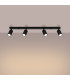 Karbon Minimalist Spotlight Bar 4 Light Black-3