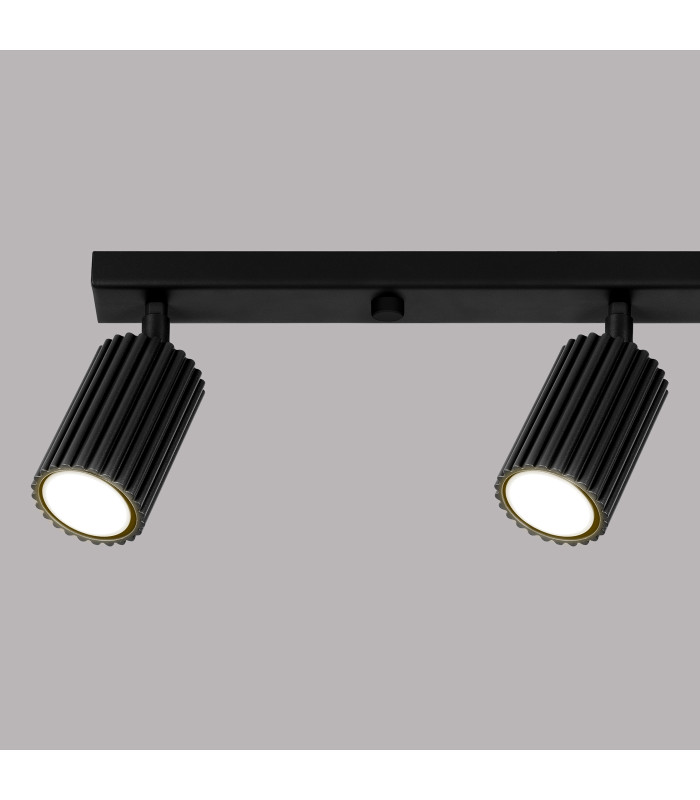 Karbon Minimalist Spotlight Bar 4 Light Black-6