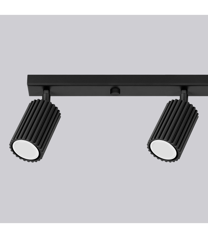 Karbon Minimalist Spotlight Bar 4 Light Black-7