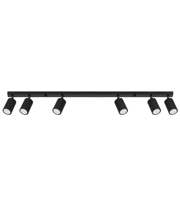 Karbon Minimalist Spotlight Bar 6 Light Black-1