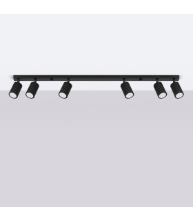 Karbon Minimalist Spotlight Bar 6 Light Black-2