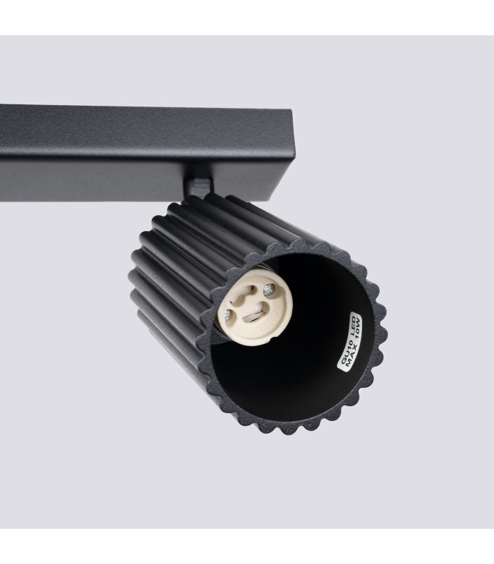 Karbon Minimalist Spotlight Bar 6 Light Black-5