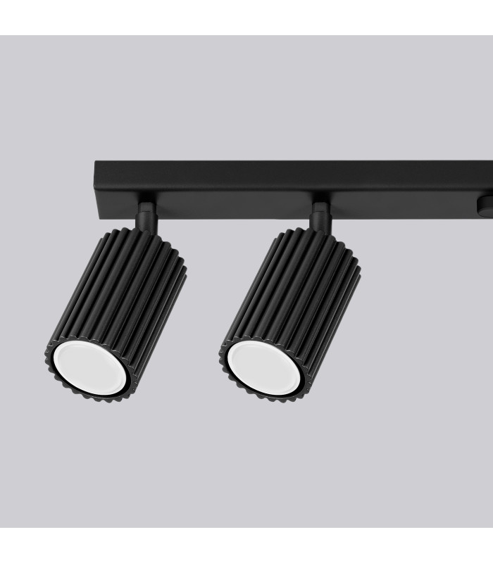 Karbon Minimalist Spotlight Bar 6 Light Black-7