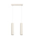 Karbon Minimalist Bar Pendant 2 Light Beige-1