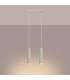 Karbon Minimalist Bar Pendant 2 Light Beige-3