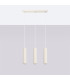 Karbon Minimalist Bar Pendant 3 Light Beige-2