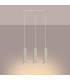 Karbon Minimalist Bar Pendant 3 Light Beige-3