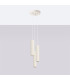 Karbon Minimalist Cluster Drop Pendant Lamp 3 Light Beige-2