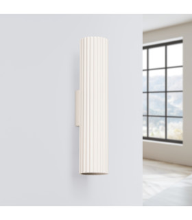Karbon Minimalist Up Down Wall Lamp 30cm Beige-2