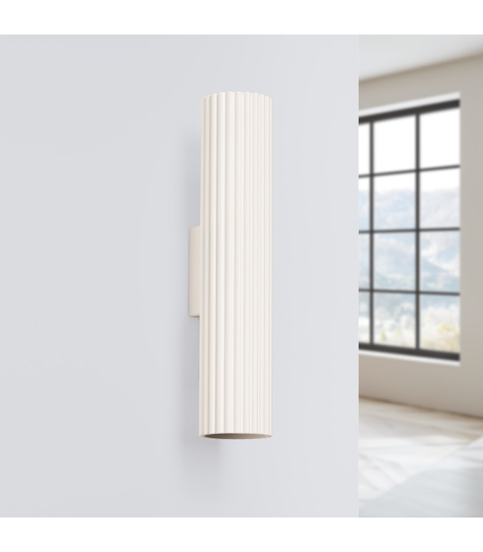 Karbon Minimalist Up Down Wall Lamp 30cm Beige-2